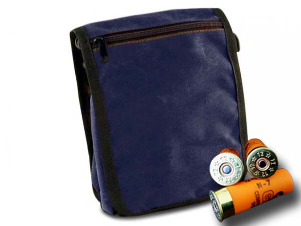 PAW of Swedens Cartridge Bag Classic waxed cotton ink blue in the group Jakt / Gamebags/Vskor m.m / Ammovska at PAW of Sweden AB (607N)