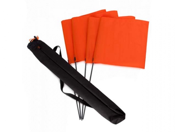 Square Flag orange /set 4 pcs. in the group Other products / Other Equipment at PAW of Sweden AB (SFB101)