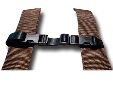 Chest buckle and shoulder strap pad