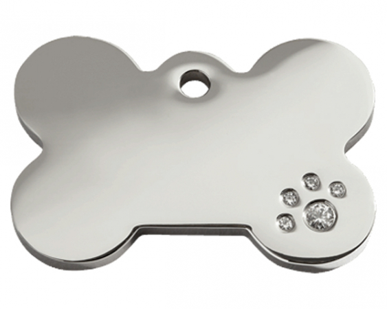 ID-Tag Diamond Bone in the group Other products / ID Tags / ID-tags Diamond at PAW of Sweden AB (08-BN-ZZ)