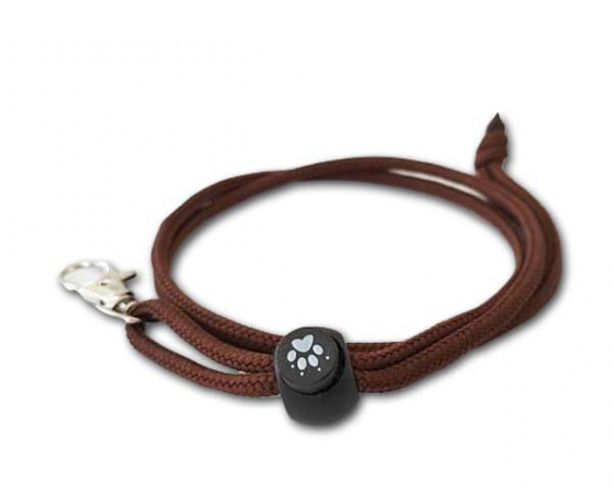 Whistle lanyard nylon chocolate brown in the group Hunting / Whistles & lanyards / Whistle lanyard at PAW of Sweden AB (2203MB)