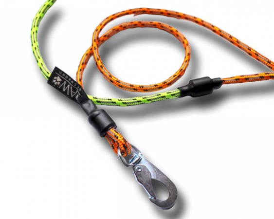 Reflective tracking lead 15 m - Two-coloured with marking in the group Hunting / Tracking leads and more / Tracking leads  Customized at PAW of Sweden AB (500-15)