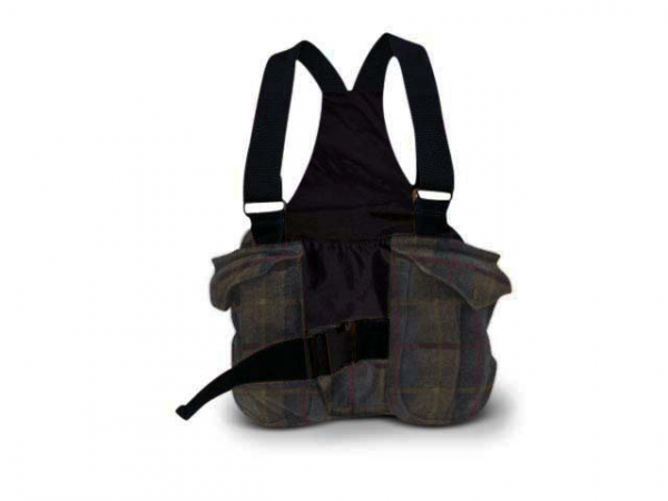 Picking-up vest Trainer Classic waxed cotton Tweed in the group Hunting / Picking-up vests/Belts / Trainer waxed cotton at PAW of Sweden AB (6004WCTW)