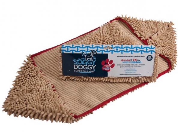 Soggy Doggy  ®  Towel beige in the group The dog / Care / Drying- and cooling towel at PAW of Sweden AB (671030)