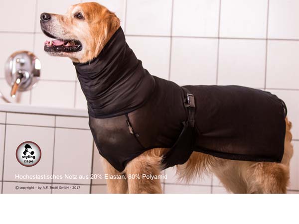 Styling Cape XS-2XL in the group The dog / Coats/Vests/Protection and more / Coats special at PAW of Sweden AB (FFD9015M-BLK.0201)