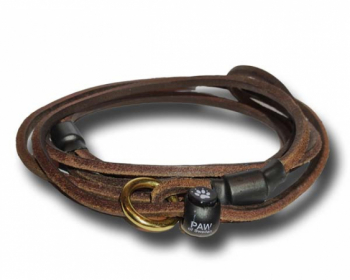 Short hunting lead Vintage leather 80 cm in the group Training / Leads / Retriever leads at PAW of Sweden AB (2009-80)