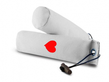 Red Heart print on dummy