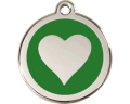 ID-Tag enamel Heart green