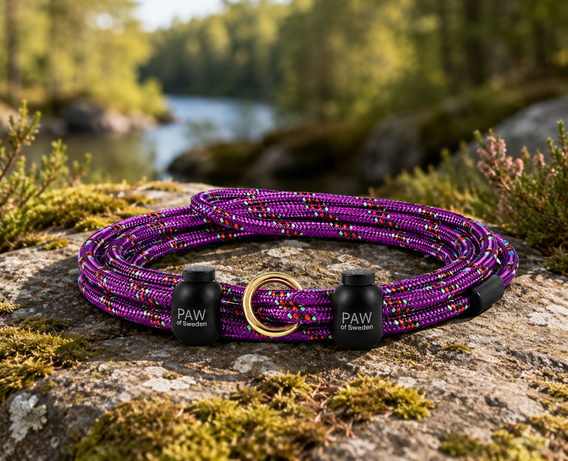 Retriever Slip Lead Stoppers Original purple 160 cm
