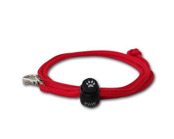 Whistle lanyard nylon red