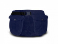 Picking-up belt Classic waxed cotton ink blue