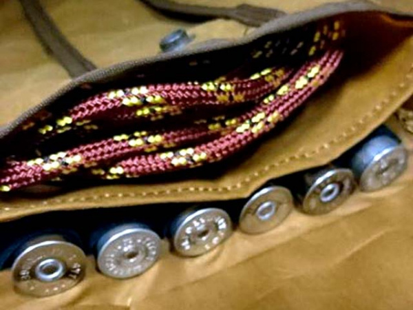 Picking-up belt Classic waxed cotton nougat