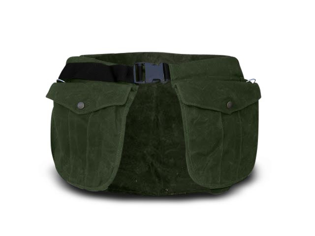 Picking-up belt Classic waxed cotton olive