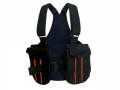 Picking-up vest Trainer black/orange