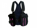 Picking-up vest Trainer black/pink
