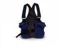 Picking-up vest Trainer Classic waxed cotton ink blue