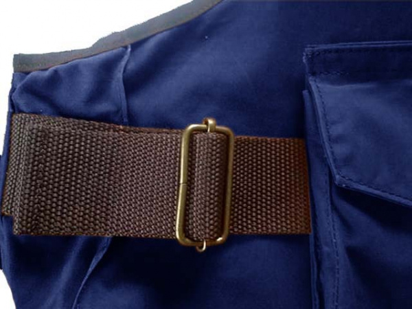 Picking-up vest Trainer Classic waxed cotton ink blue