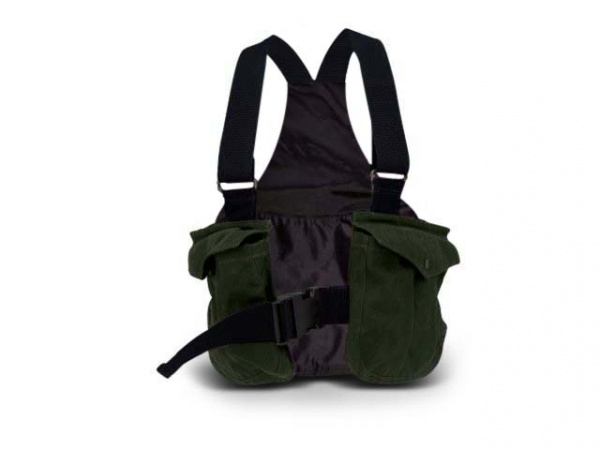 Picking-up vest Trainer Classic Waxed cotton olive