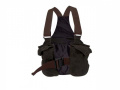 Picking-up vest Trainer Classic waxed cotton brown