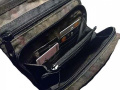 PAW of Swedens Cartridge Bag Classic waxed cotton black