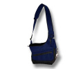 PAW of Swedens bag Ergonomic waxed cotton ink blue