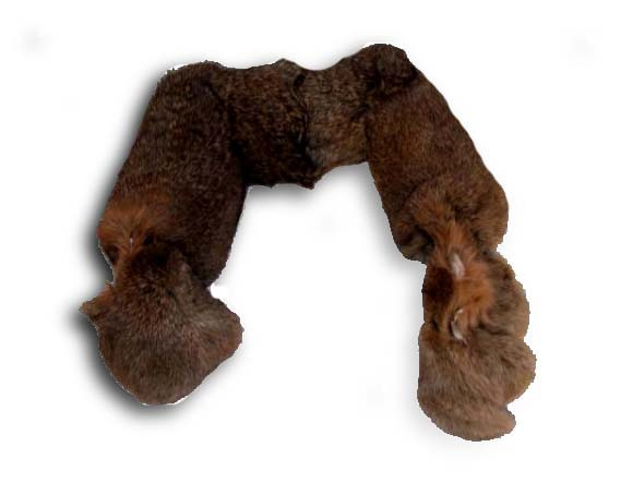 Rabbit 3-part dummy full fur Junior 800g